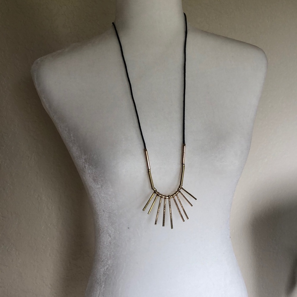 Gold & Black Necklace